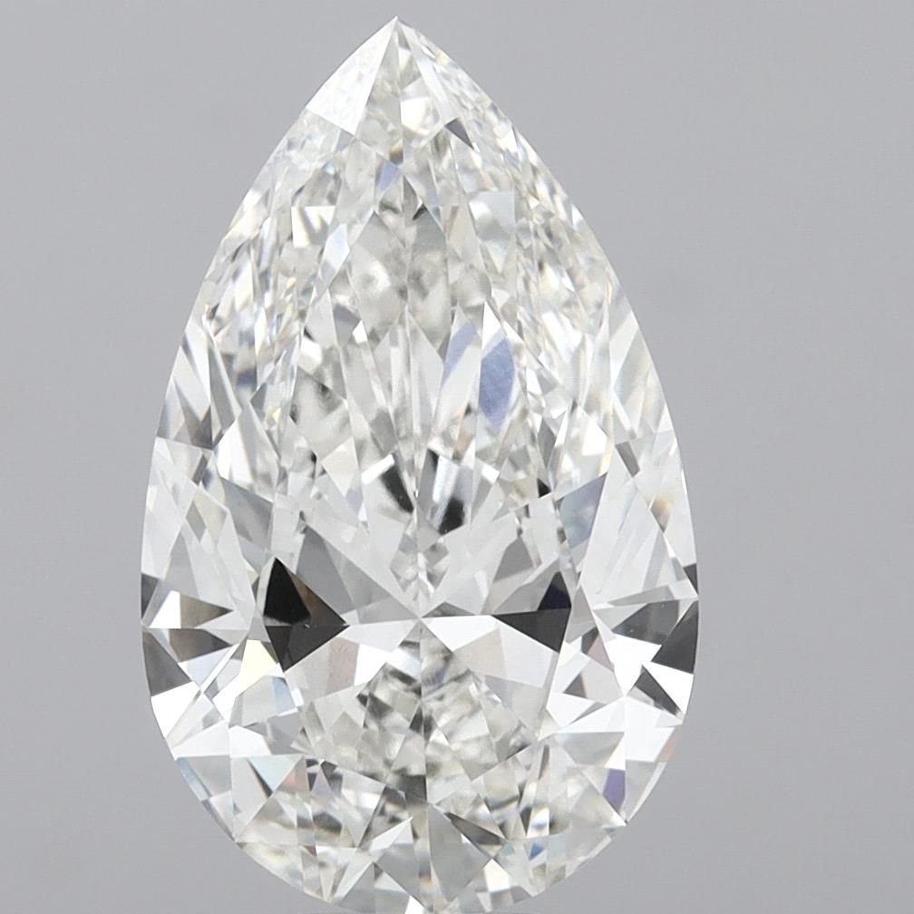 12.01ct F VVS2 Rare Carat Ideal Cut Pear Lab Grown Diamond