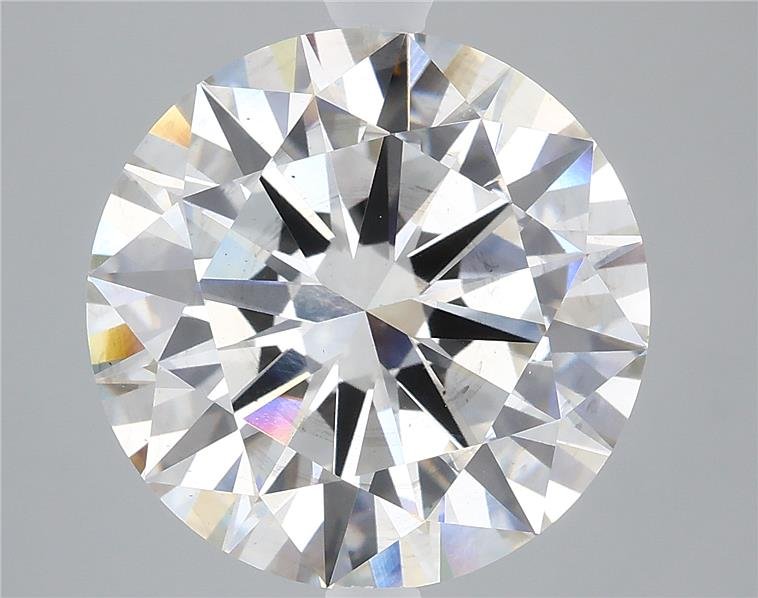 6.03ct H SI1 Excellent Cut Round Lab Grown Diamond