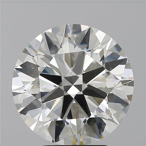 4.87ct J VS2 Rare Carat Ideal Cut Round Diamond