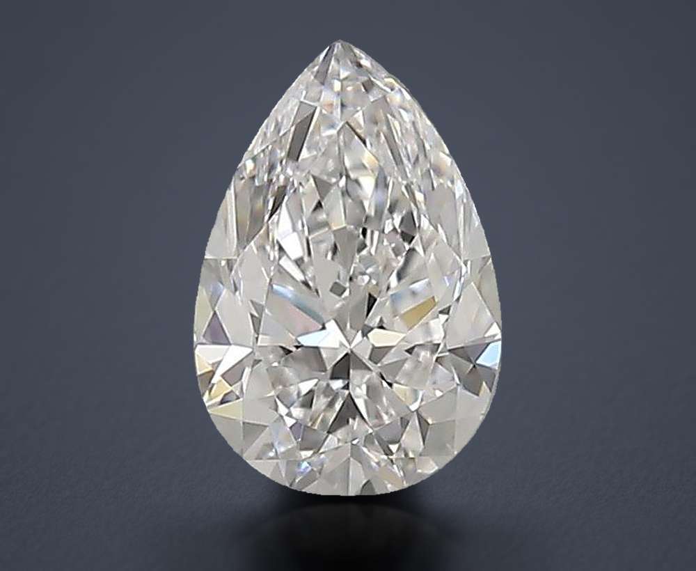 0.90 Carat Pear Natural Diamond