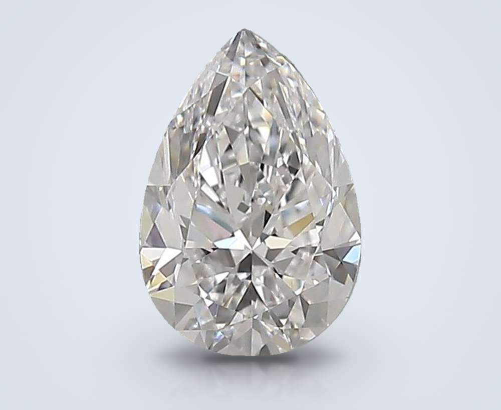 0.90 Carat Pear Natural Diamond