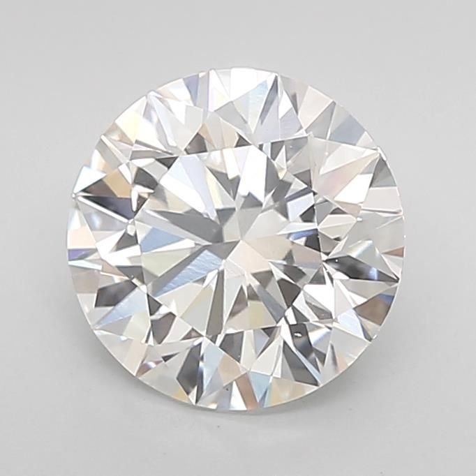 2.07ct F VVS2 Rare Carat Ideal Cut Round Lab Grown Diamond