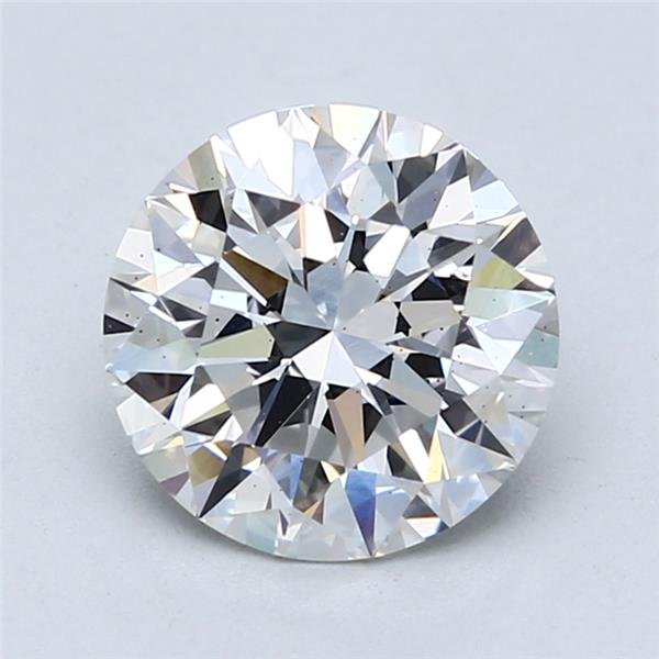 2.22ct E SI1 Rare Carat Ideal Cut Round Lab Grown Diamond