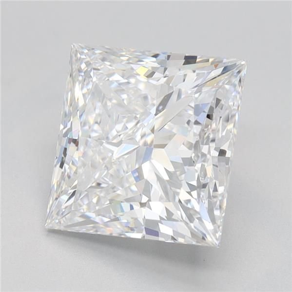 3.11ct D VS1 Rare Carat Ideal Cut Princess Lab Grown Diamond