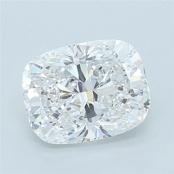 3.24ct D VVS2 Rare Carat Ideal Cut Cushion Lab Grown Diamond