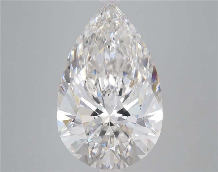 8.01ct F VS2 Rare Carat Ideal Cut Pear Lab Grown Diamond