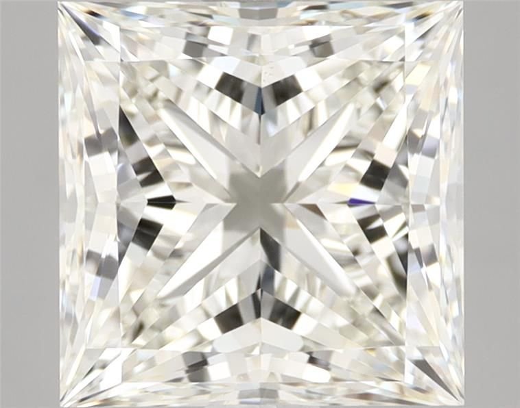 3.02ct J VS1 Rare Carat Ideal Cut Princess Diamond