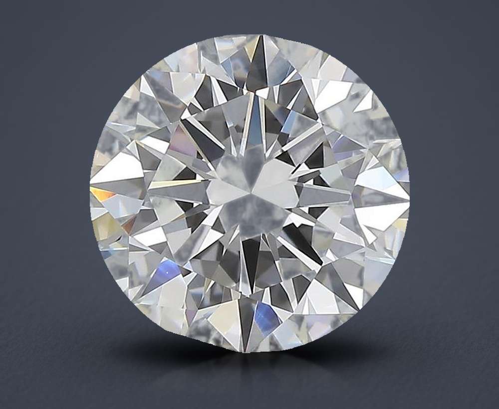 3.47 Carat Round Lab Diamond
