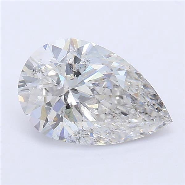 0.75ct E SI2 Rare Carat Ideal Cut Pear Lab Grown Diamond
