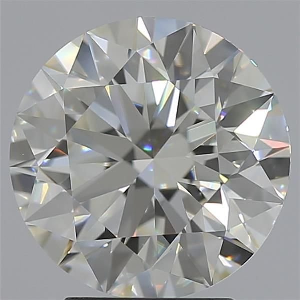 3.01ct K IF Rare Carat Ideal Cut Round Diamond