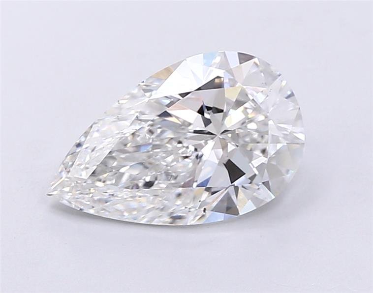 2.51ct E VS2 Rare Carat Ideal Cut Pear Lab Grown Diamond