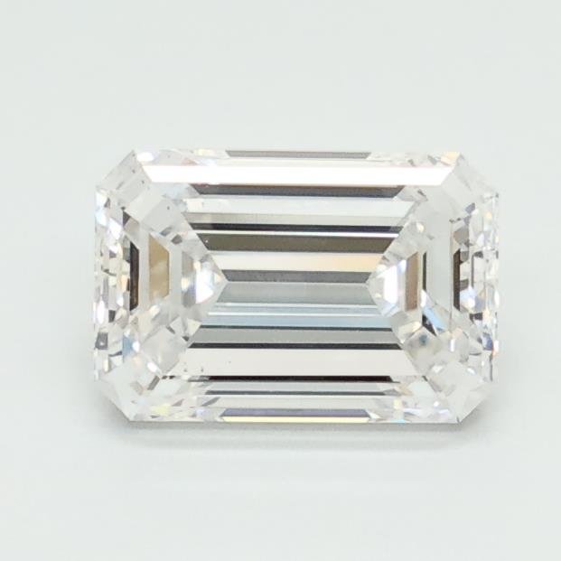 1.06ct D VS2 Rare Carat Ideal Cut Emerald Lab Grown Diamond