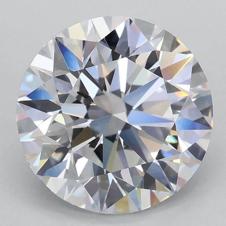 2.70ct D VVS2 Rare Carat Ideal Cut Round Lab Grown Diamond