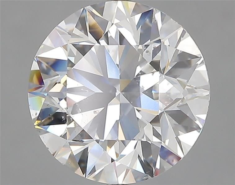 4.01ct F SI2 Excellent Cut Round Diamond