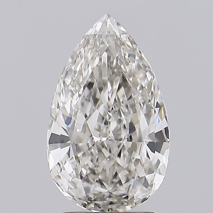 2.79ct H VS2 Rare Carat Ideal Cut Pear Lab Grown Diamond