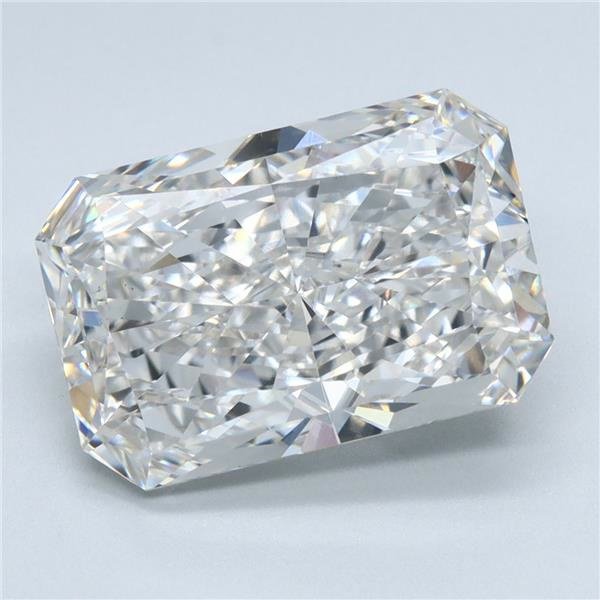 5.03ct H VS1 Rare Carat Ideal Cut Radiant Lab Grown Diamond