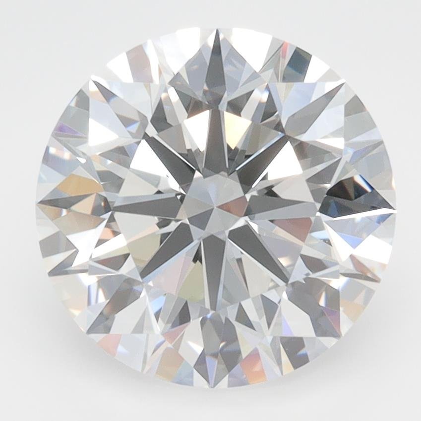 3.78ct D VVS2 Rare Carat Ideal Cut Round Lab Grown Diamond