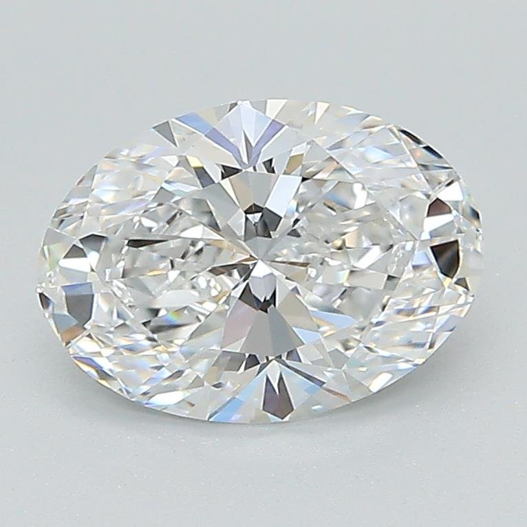 1.55ct D VVS2 Rare Carat Ideal Cut Oval Lab Grown Diamond