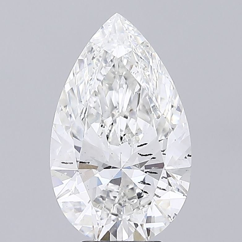 5.58ct F SI2 Rare Carat Ideal Cut Pear Lab Grown Diamond