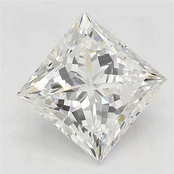 2.00ct F VVS2 Rare Carat Ideal Cut Princess Lab Grown Diamond