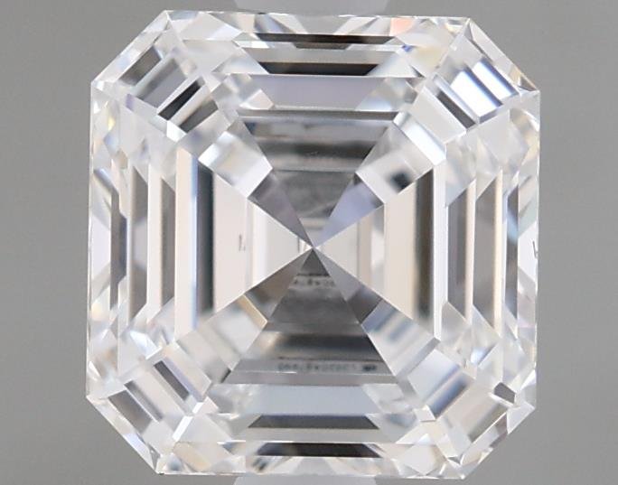 1.09ct D VS1 Rare Carat Ideal Cut Asscher Lab Grown Diamond