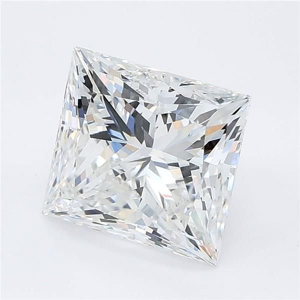 2.58ct E VVS2 Rare Carat Ideal Cut Princess Lab Grown Diamond
