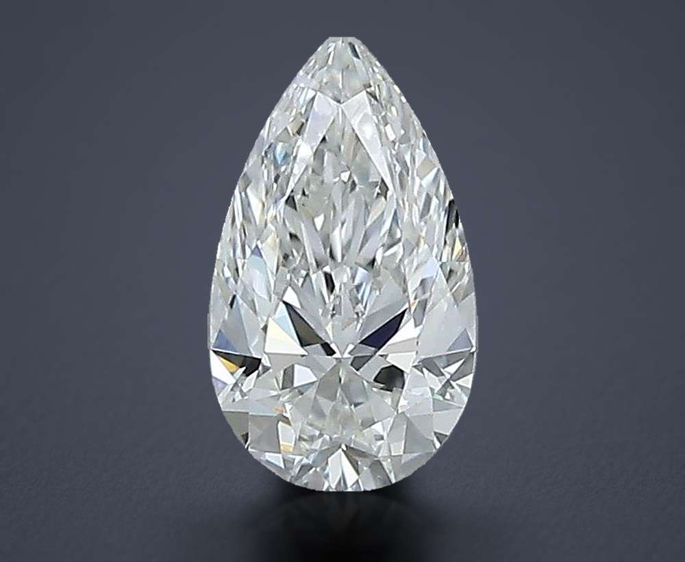 0.47 Carat Pear Natural Diamond