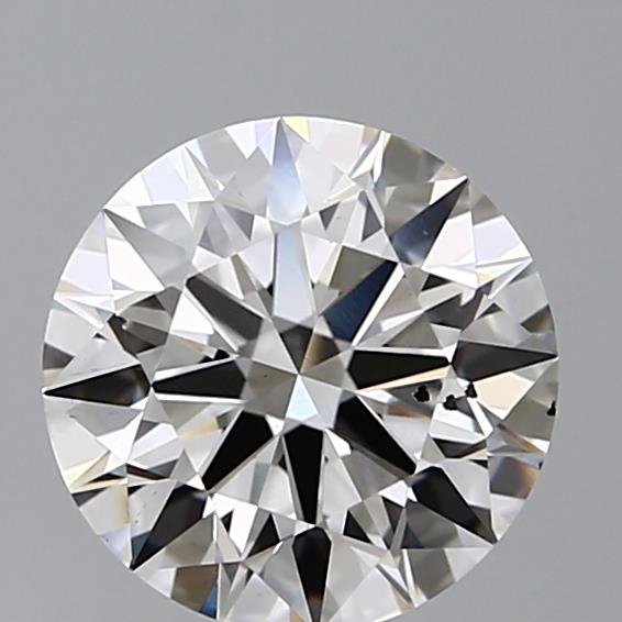 2.11ct F SI1 Rare Carat Ideal Cut Round Lab Grown Diamond