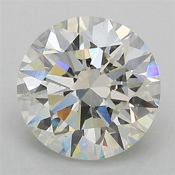 2.07ct J VS2 Excellent Cut Round Lab Grown Diamond