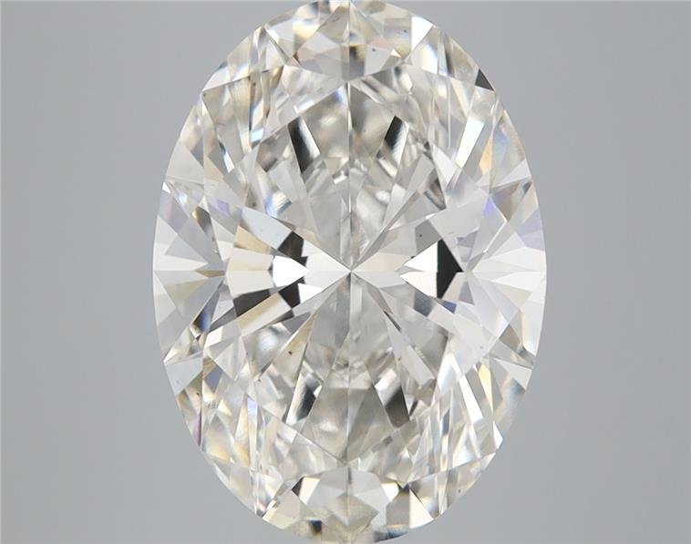 5.15ct H VS2 Rare Carat Ideal Cut Oval Lab Grown Diamond