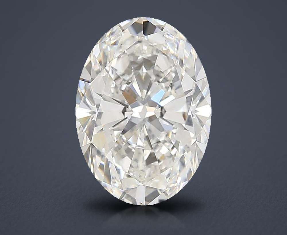 3.50 Carat Oval Lab Diamond