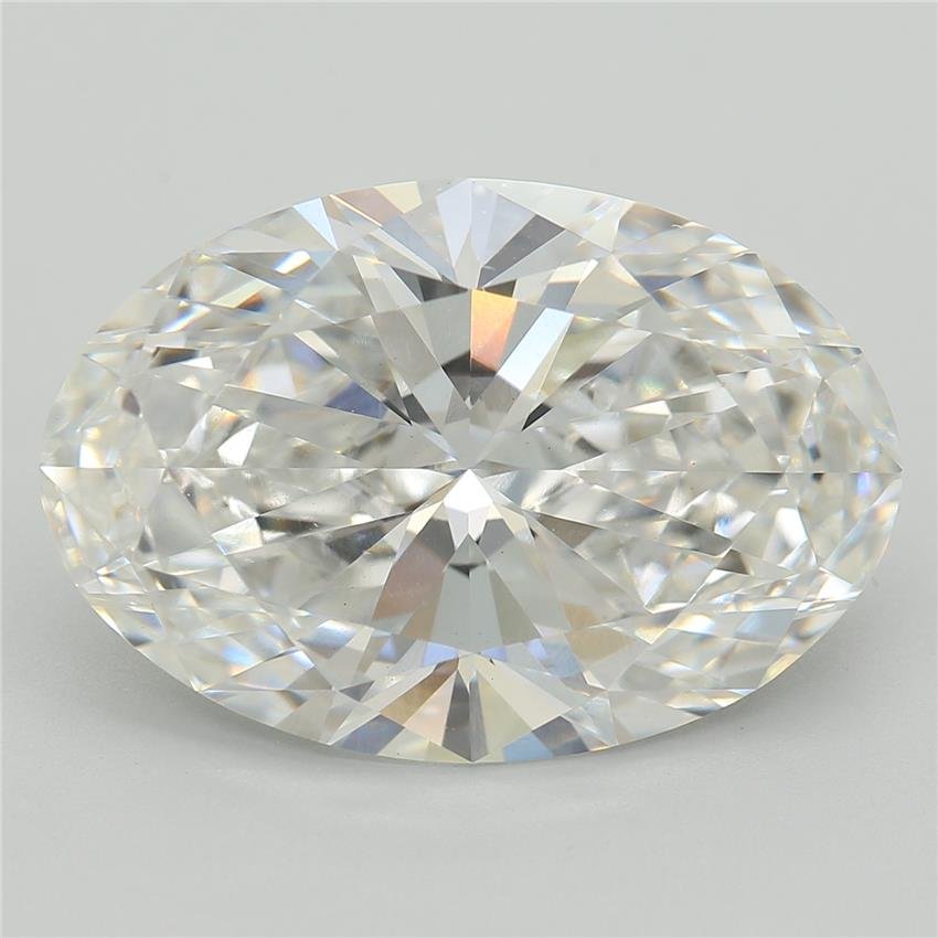 5.85ct F VS1 Rare Carat Ideal Cut Oval Lab Grown Diamond