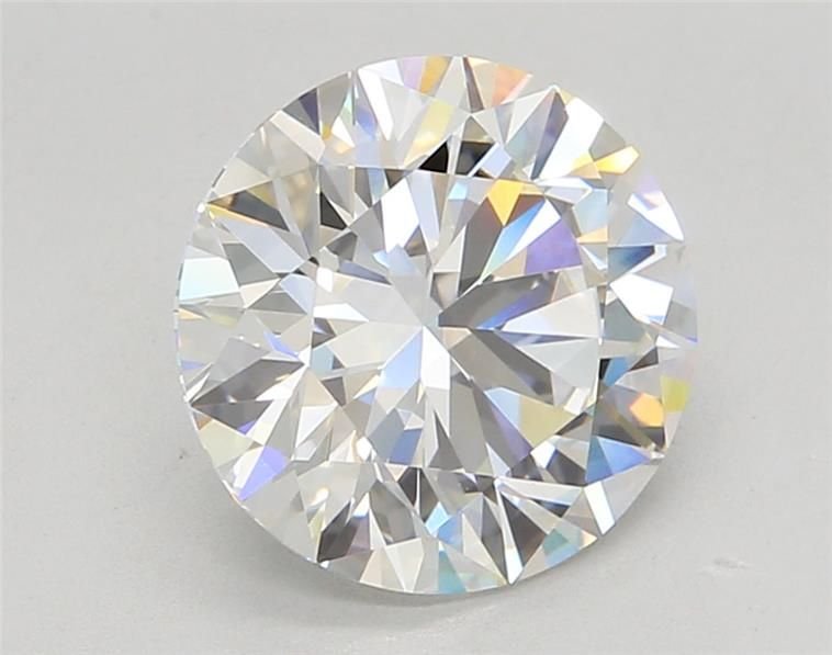 3.78ct F VVS2 Rare Carat Ideal Cut Round Lab Grown Diamond
