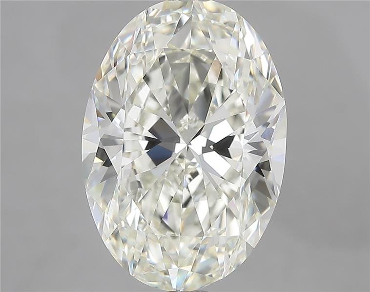 6.01ct J VVS2 Rare Carat Ideal Cut Oval Diamond