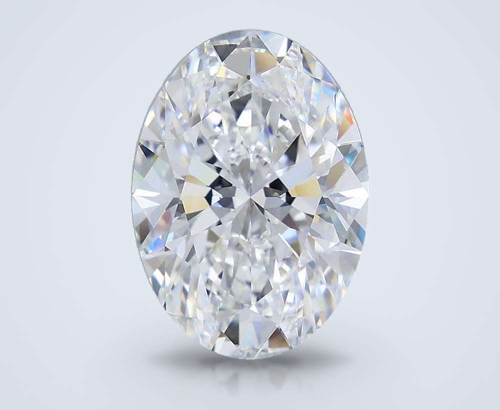 6.50 Carat Oval Lab Diamond
