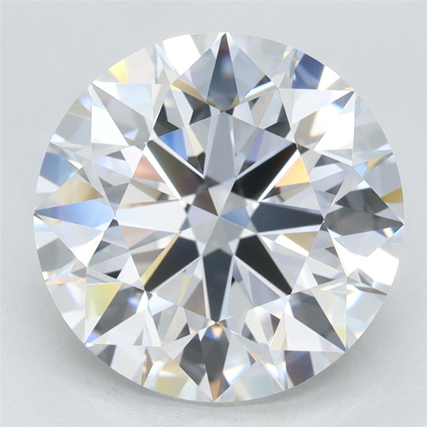 4.28ct D VVS2 Rare Carat Ideal Cut Round Lab Grown Diamond