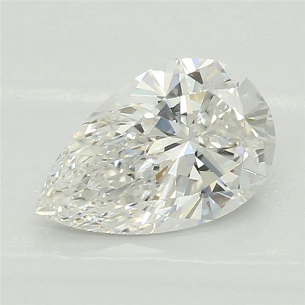 0.63ct F VS1 Rare Carat Ideal Cut Pear Lab Grown Diamond