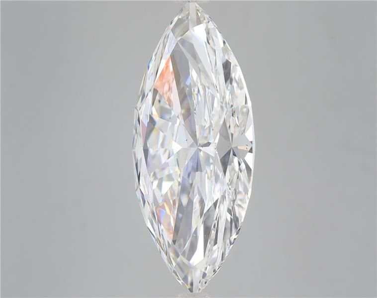 6.01ct H VS2 Rare Carat Ideal Cut Marquise Lab Grown Diamond