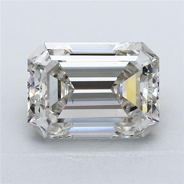 3.03ct I VS2 Excellent Cut Emerald Lab Grown Diamond