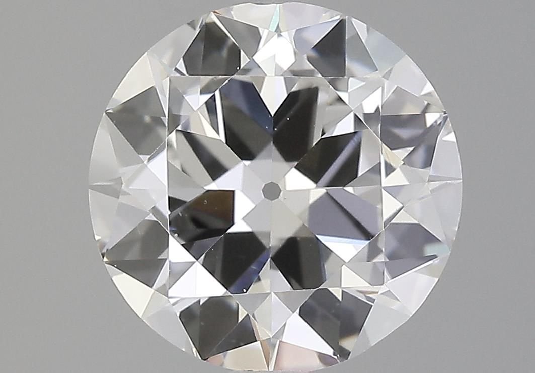 3.90ct F VVS2 Good Cut Round Diamond