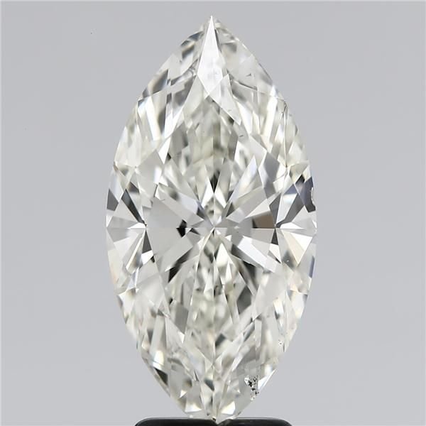 3.04ct J SI1 Rare Carat Ideal Cut Marquise Diamond