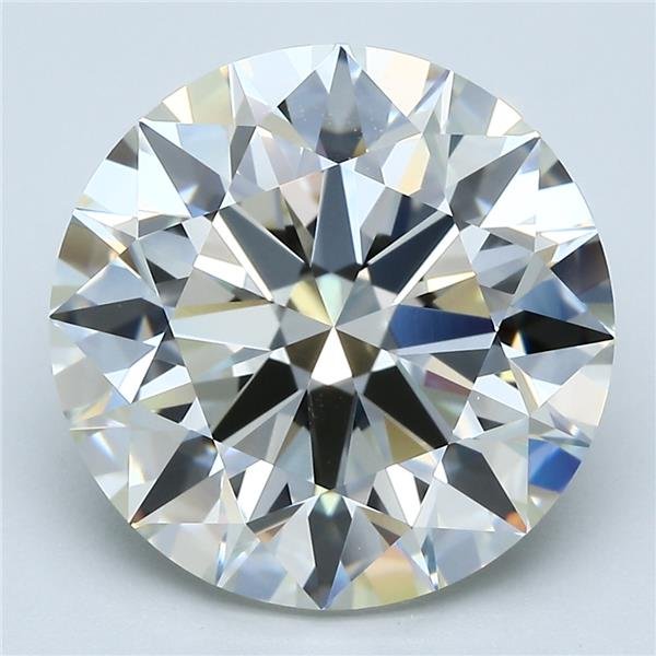 7.02ct K VS1 Rare Carat Ideal Cut Round Diamond