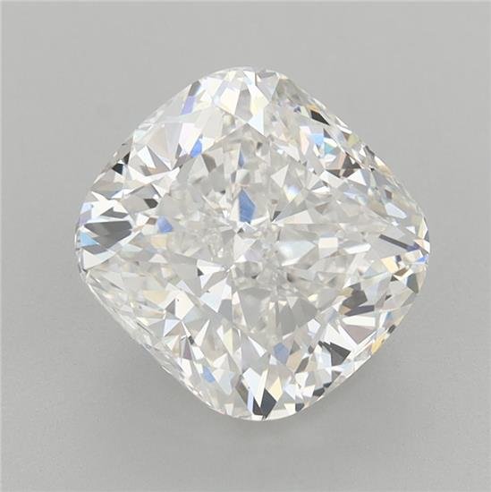3.02ct G VVS2 Very Good Cut Cushion Lab Grown Diamond