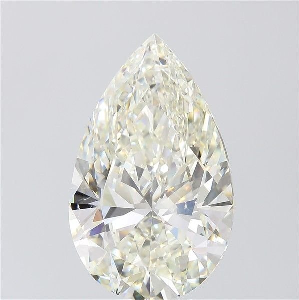 8.02ct I SI1 Rare Carat Ideal Cut Pear Diamond
