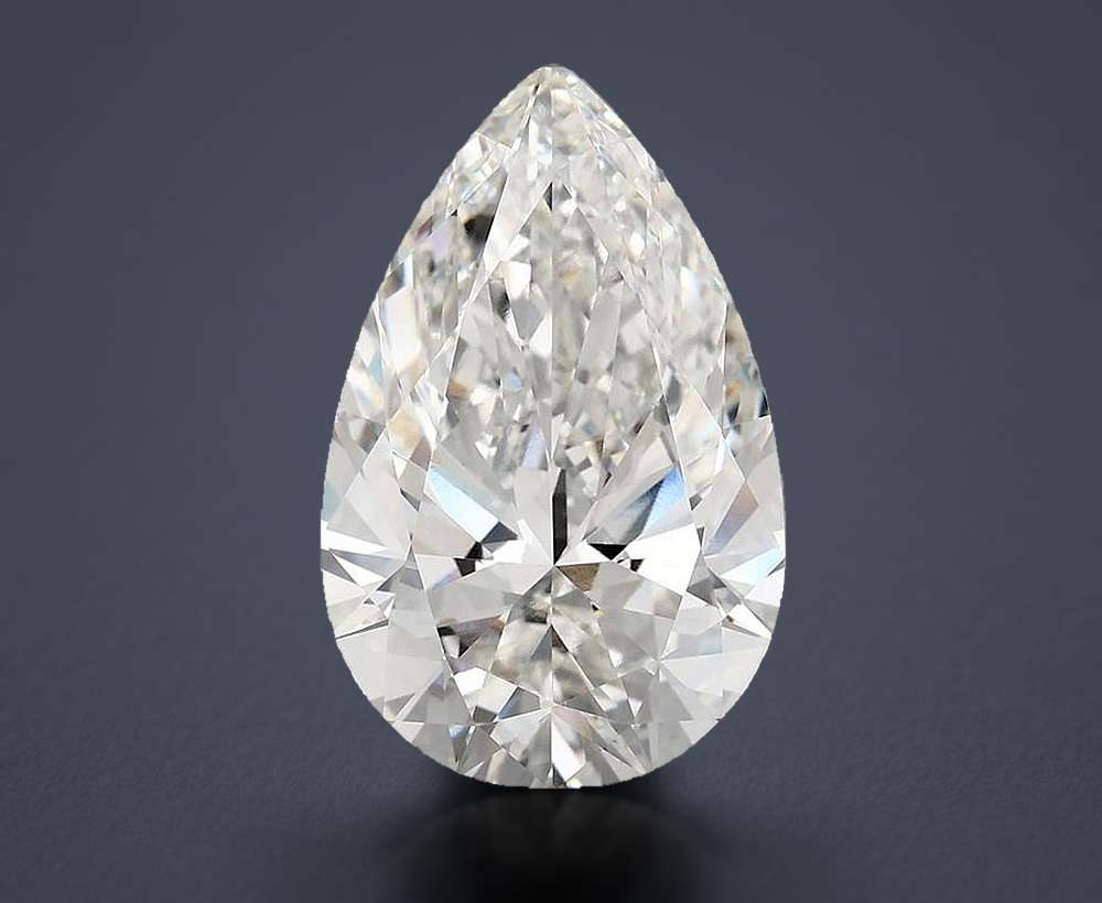 6.00 Carat Pear Lab Diamond
