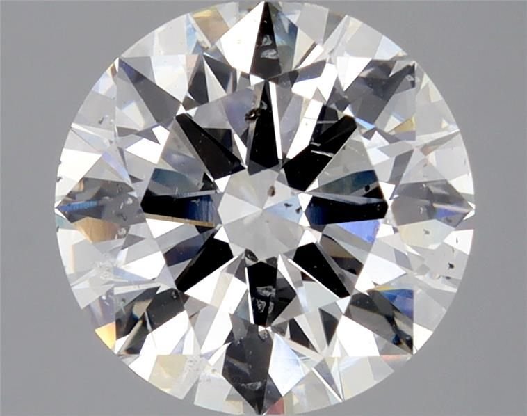 3.05ct F SI2 Rare Carat Ideal Cut Round Diamond