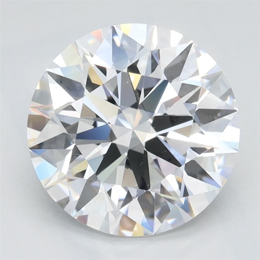 2.46ct D IF Rare Carat Ideal Cut Round Lab Grown Diamond