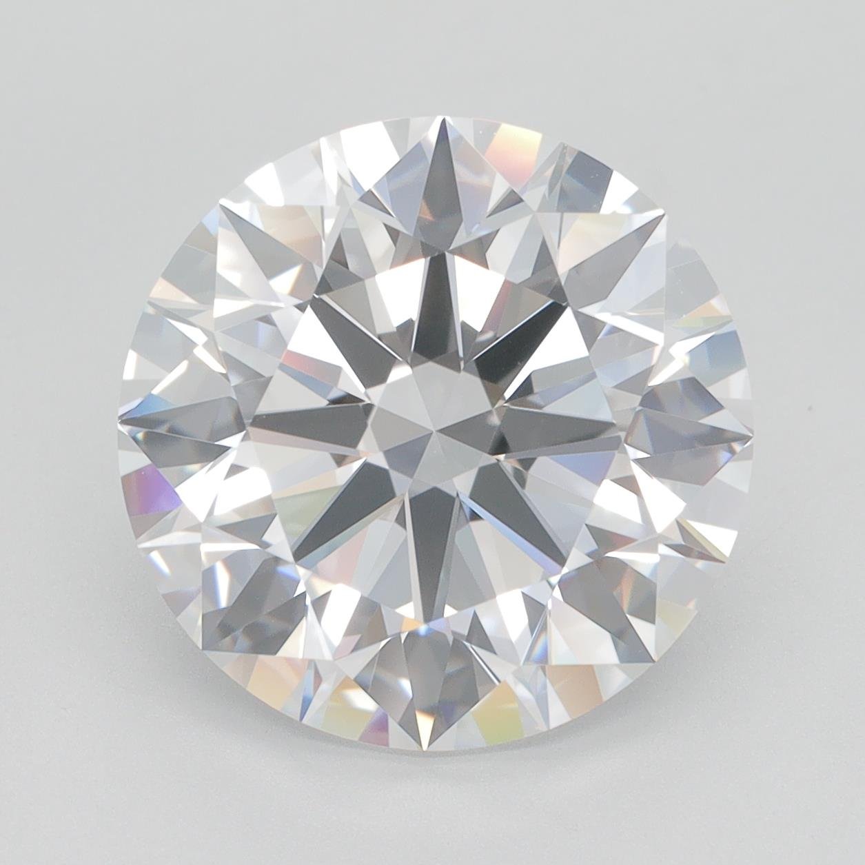 6.69ct D VVS1 Rare Carat Ideal Cut Round Lab Grown Diamond