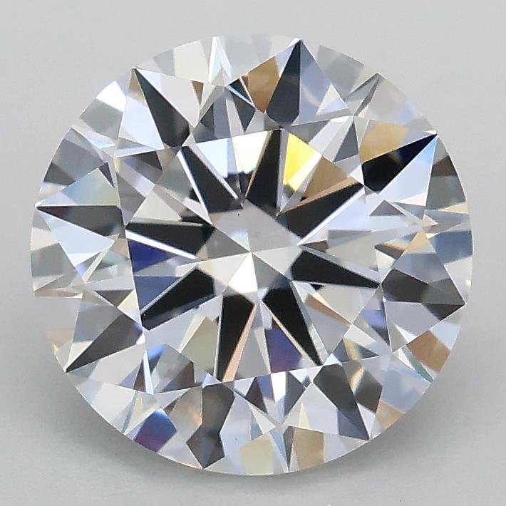 2.01ct D VS1 Rare Carat Ideal Cut Round Lab Grown Diamond