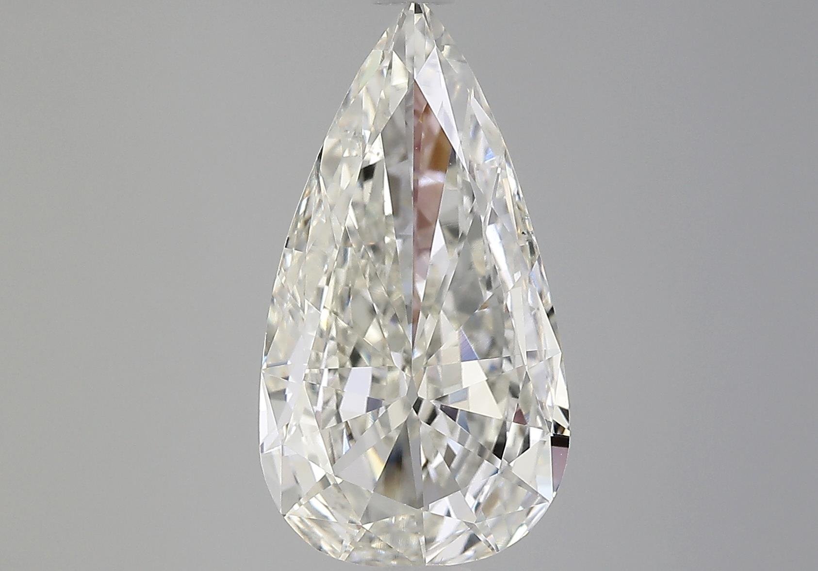 4.02ct K VS2 Good Cut Pear Diamond